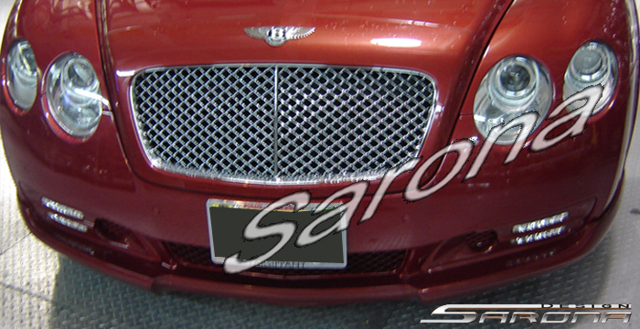 Custom Bentley GT Front Bumper Add-on  Coupe Front Lip/Splitter (2003 - 2010) - $490.00 (Part #BT-001-FA)